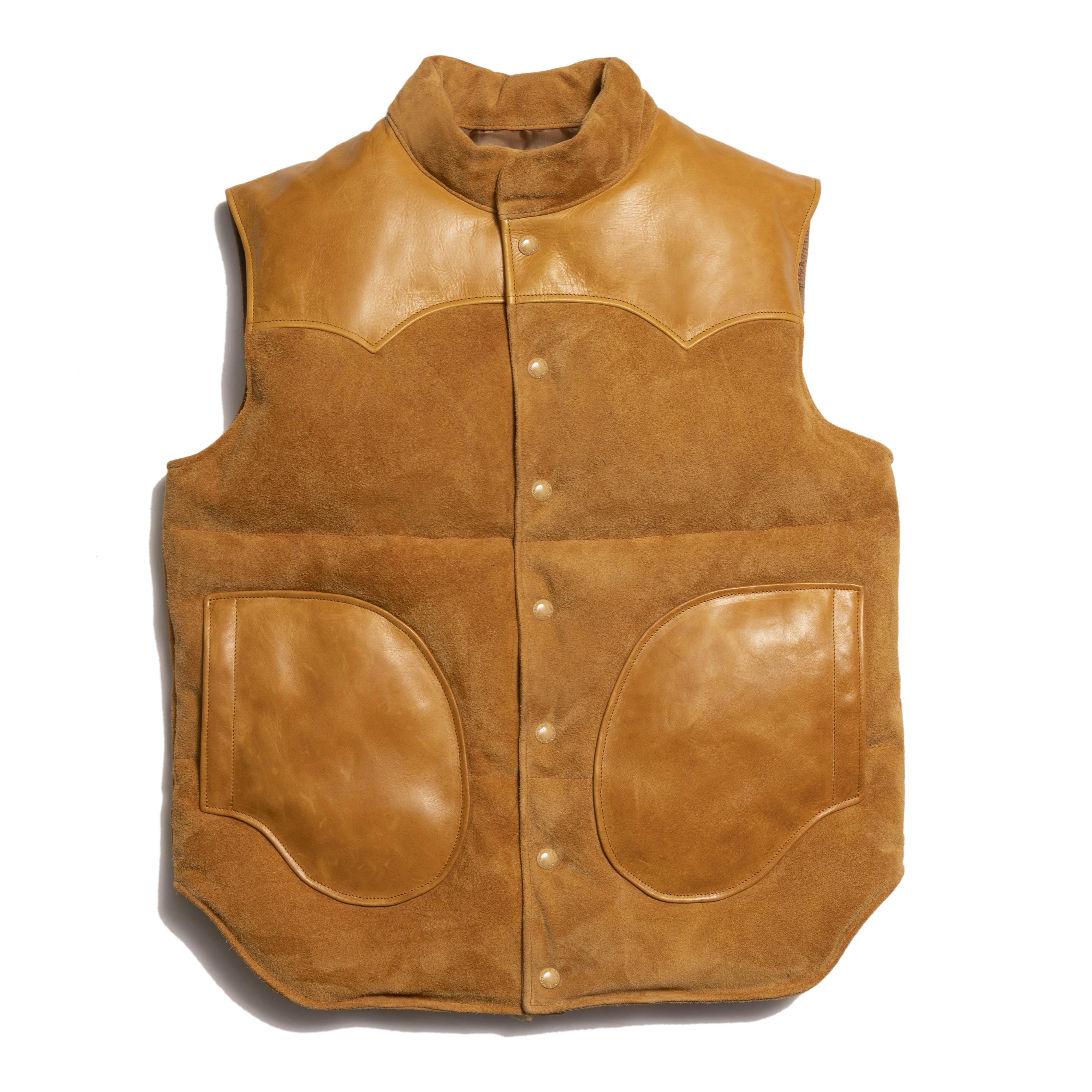 The Boxer Vest Caramel&Beige - DOUBLE HELIX